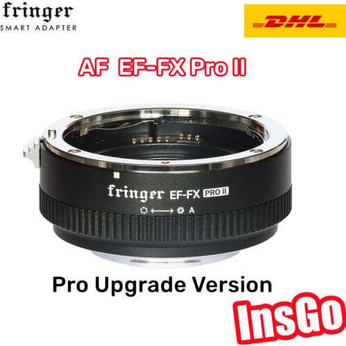 FRINGER EF-FX Pro II Auto Focus Lens Adapter Canon EF / EF-S Lens to Fuji X Mount Camera Compatible Fujifilm X-H X-T X-PRO
