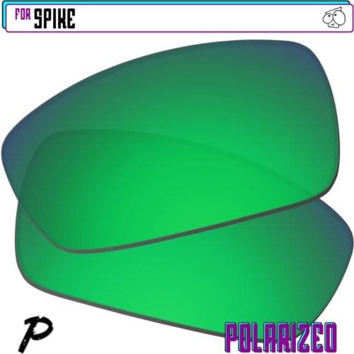 EZReplace Polarized Replacement Lenses for - Oakley Spike Sunglasses - Green P