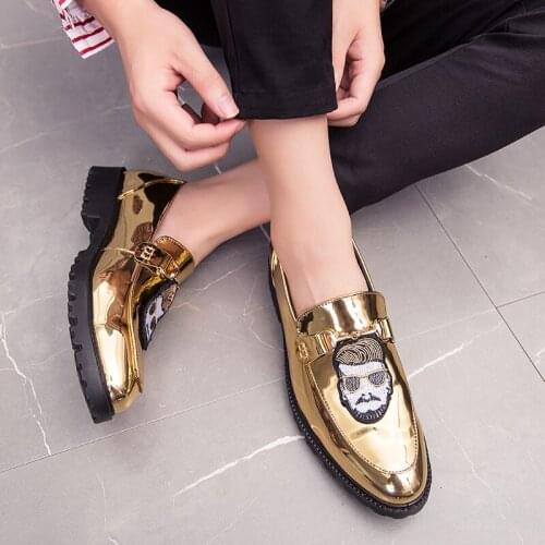 Spring and autumn luxury mens designer brand mens shoes business wedding shoes shoes gentleman wedding dress dance shoes 37-47