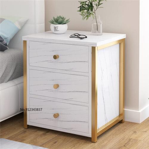 Nordic Bedside Table Ins Style Household Simple Bedside Table Bedroom Multi-layer Shelf Small Living Room Multi-function Cabinet