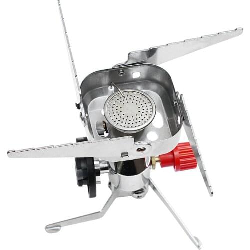 3000W Outdoor Tourist Burner Gas Mini Super Windproof Camping Stove High Power Camping Equipment For Picnic Portable Gas Cooker
