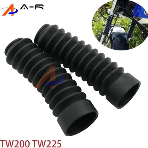 TW 200 225 Rubber Front Shock Protection Fork Cover Guards Gaiters Gator Boots for Yamaha TW200 TW225