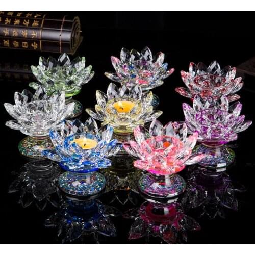 ZeMei Decorative Crystal Candlesticks