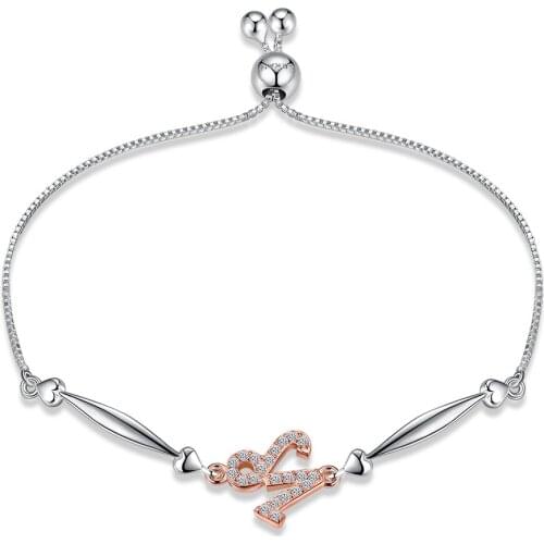 ZEMIOR 925 Sterling Silver Bracelet For Women Capricorn Fashion Trends Adjustable Bracelets Party Fine Jewelry New Arrival