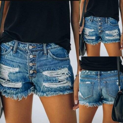 Women Retro American Flag Print Denim Shorts Womens Hot Distressed Ripped Tassels Summer Independence Day Mini Shorts Clubwear