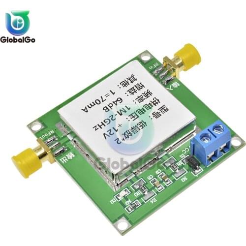 1-3000MHz 2.4GHz 20dB 0.01-2000MHz 2Ghz 32dB 0.1-2GHz 64dB RF Broadband Low Noise Amplifier Module 12V Diy
