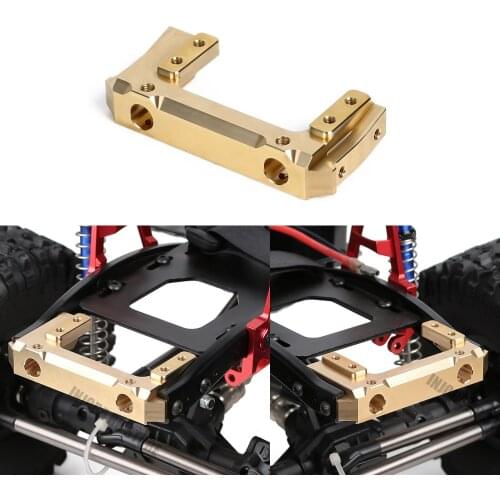 1PCS Brass Metal Front Bumper Mount Servo Stand for 1/10 RC Rock Crawler Car Axial SCX10 II 90046 Upgrade Parts
