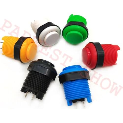 10pcs 28mm High Quality Arcade Button DIP Push Buttons Switch Keysters for MAME Arcade Game Machine Parts/Arcade Console Kits