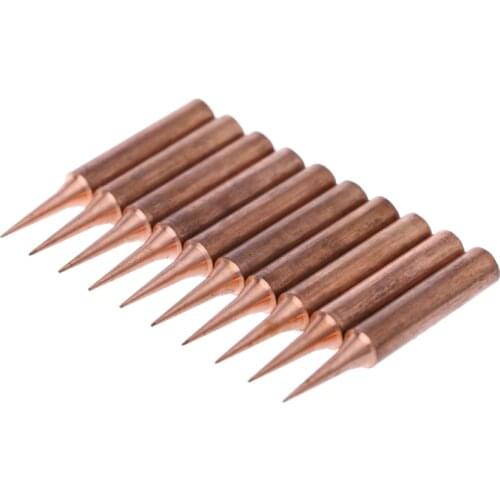 10Pcs Copper Solder Screwdriver Iron Tips Soldering Welding Head 900M-T-I Lead Free Solder Iron Tips