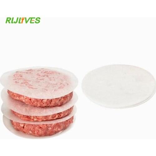 40pcs Hamburg Paper Non Stick Baking OilPaper for Burger Press BBQ Patty Maker Cookie Oven Kitchen Accessories