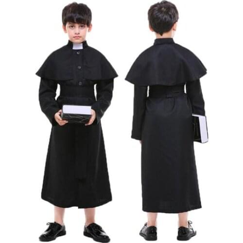 Kids Mary Nuns Costumes Adult Thanksgiving Priest Sexy nun Costume Religion Monk Uniform Halloween Cosplay Jesus Christ Clothes