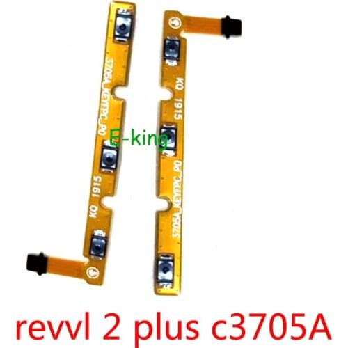 For Coolpad T-Mobile Revvl 2 Plus C3705A Power ON OFF Volume Up Down Side Button Switch Key Flex Cable