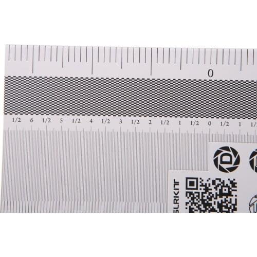 Camera Lens Focus Calibration Card AF Micro Alignment Ruler Folding Chart Dropshipping