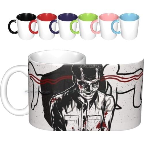 The Human Centipide Ceramic Mugs Coffee Cups Milk Tea Mug Human Centipide Horror Horror Horror Art Dark Art The Human Centipide