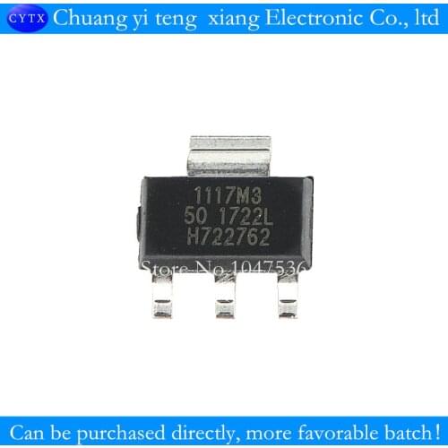 Patch SPX1117M3-L-5-0 / TR stabilizer "5 v 0.8 A SOT-223 10PCS/LOT