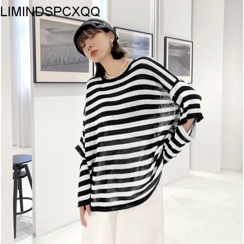 Женские полосатые футболки LIMINDSPCXQQ China At AliExpress