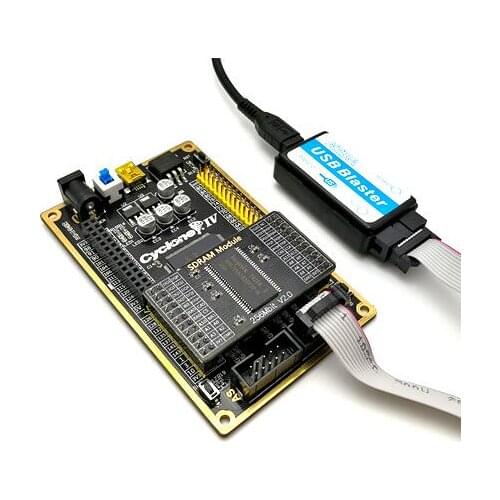 ALTERA CYCLONE IV FPGA Core Board EP4CE6E22C8N + 256Mbit SDRAM Module + USB Blaster Integrated Circuits