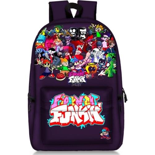 Friday Night Funkin Backpacks Boys Girls School Bags School Bagpack Teengaer Back To School Bookbag Mochila