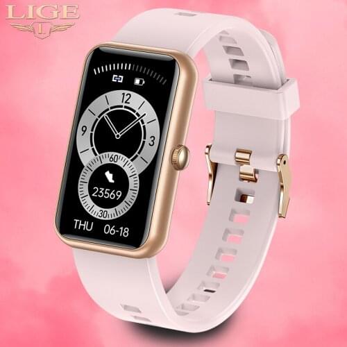 LIGE NEW Women Smart Watch IP68 Waterproof Smaert Bracelet Exercise Men Sports Fitness Pedometer For Huawei Ladies Smartwatch