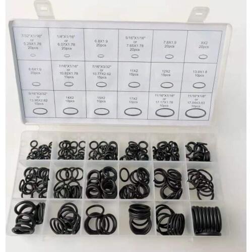 270 car air-conditioning seals, air-conditioning repair aprons, O-pipe joints, environmental protection aprons, 18 grid sizes