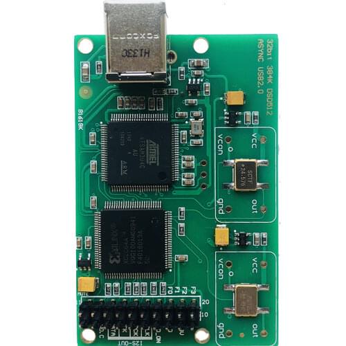 Italy Amanero USB IIS digital interface supports DSD512 32bits/384khz for AK4497 ES9038 DAC board