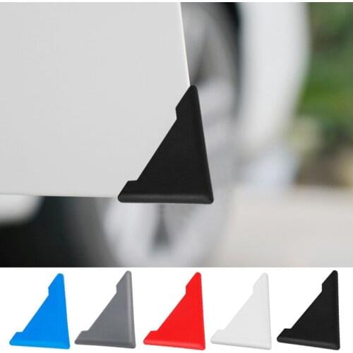 2PCS Door Anti-Collision Cover Silicone Crash Protection Car Door Corner Cover Scratch Protector Auto Paint Care