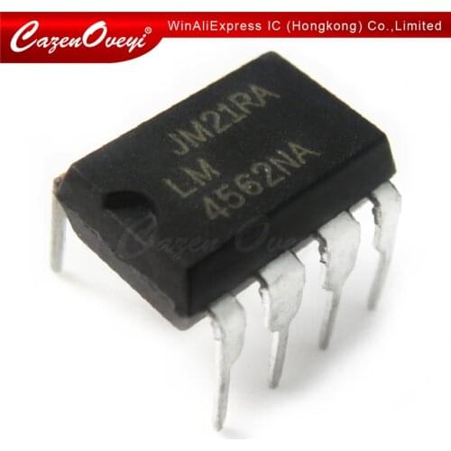 10pcs/lot LM4562NA LM4562 DIP-8 In Stock