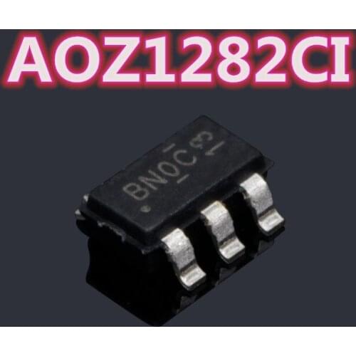 20PCS-100PCS/LOT AOZ1282CI A0Z1282CI AOZ1282C1 SOT-23-6 1.2A adjustable DC-DC step-down chip New original Free shipping
