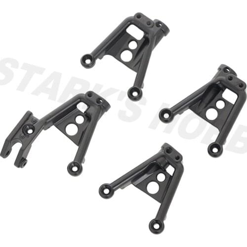 4PCS Aluminum Front Rear Adjustable Shock Mount Suspension Connection for 1/10 RC Crawler Axial SCX10 II 90046 RGT 86100
