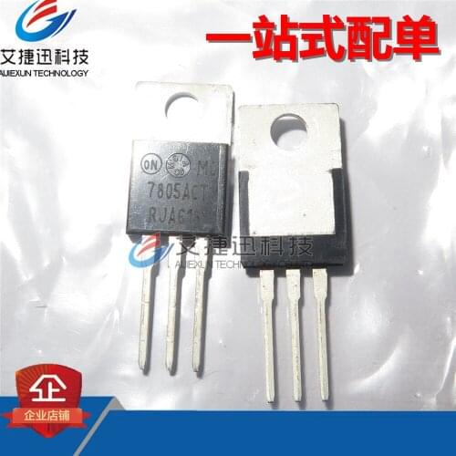 5PCS in stock MC7805ACT TO-220 THREE TERMINAL POSITIVE FIXED 100%New and original
