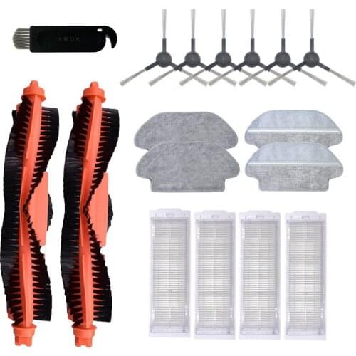 Side Brush Mop Cloth HEPA Filter Main Brush for Xiaomi Mijia STYJ02YM for Viomi V2 PRO V-RVCLM21B Vacuum Cleaner Parts