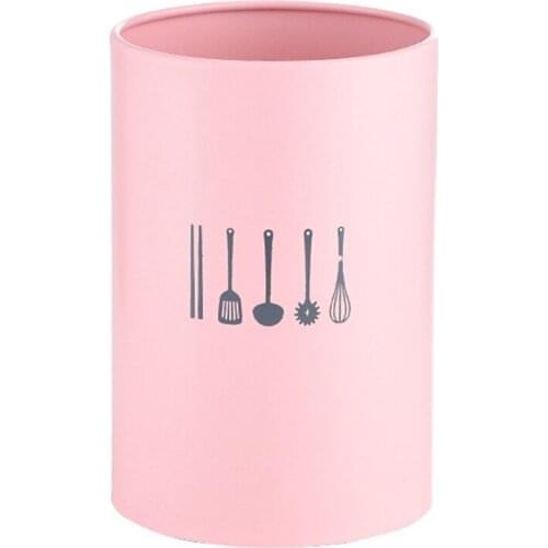 Cylinder Drain Chopstick Holder Stainless Steel Chopsticks Cage Fork Spoon Cutlery Drain Containers Tableware Stand Wholesale