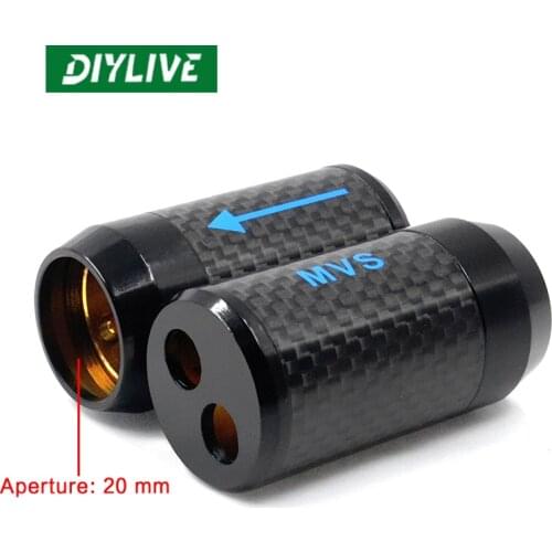 DIYLIVE Pure copper wire splitter sleeve ring carbon fiber wire splitter magnetic ring speaker wire one point two ring