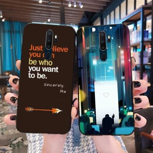 HPCHCJHM Dear Evan Hansen DIY Printing Phone Case cover Shell For Oppo A5 A9 2020 Reno2 z Renoace 3pro Realme5Pro