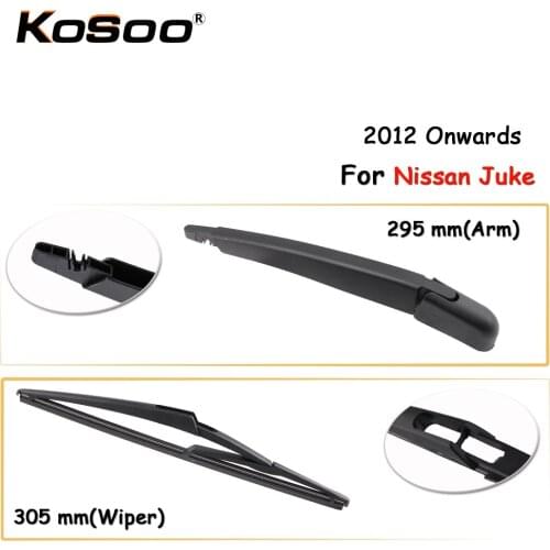 KOSOO Auto Rear Car Wiper Blade For Nissan Juke,305mm 2012 Onwards Rear Window Windshield Wiper Blades Arm,Car Accessories