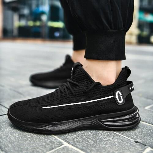 Summer Outdoor Sneakers Men Sport Shoes Man Running Shoes Sports Sneakers Black Baskets Sneakrs Fitness Boty Scarpe Uomo B-697