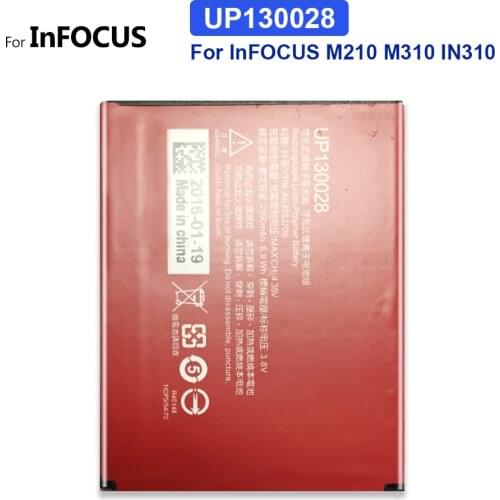 UP130028 For InFOCUS M210 M310 IN310 IN260 Lithium Polymer Batteries For InFOCUS M210 M310 IN310 2350mAh Cell Phone Battery