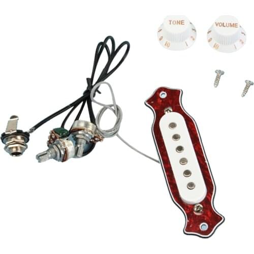 Set Of Single Coil Magnetic Acoustic Guitar Pickup With Volume Tone Control NEW