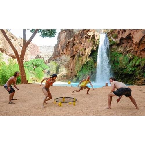 Mini Beach Volleyball Ball Game Set Outdoor Team Sports Lawn Fitness Equipment With 3 Balls and Volleyball Net SM-12