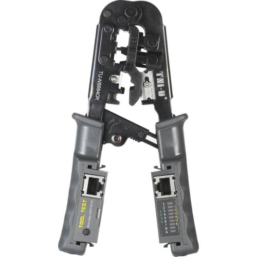 2 in 1 Multitul Multitool Wire Crimp Crimping Tool Testing Pliers Wire Stripper RJ11 RJ12 RJ45 Cable Crimper Wire Cutter Tester