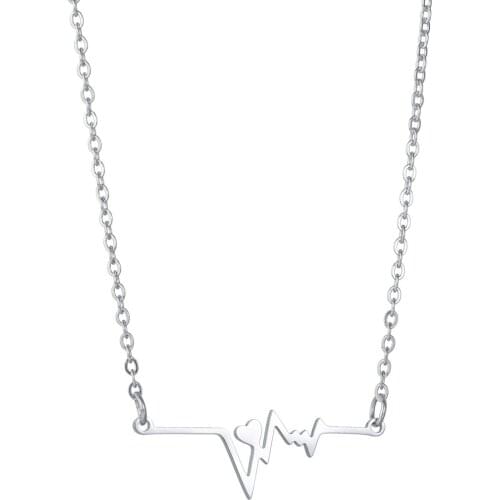 ECG Fashion Simple Punk Gothic 361L Stainless Steel Silver Mens Womens Couple Jewelry Valentines Day Birthday Party Gift