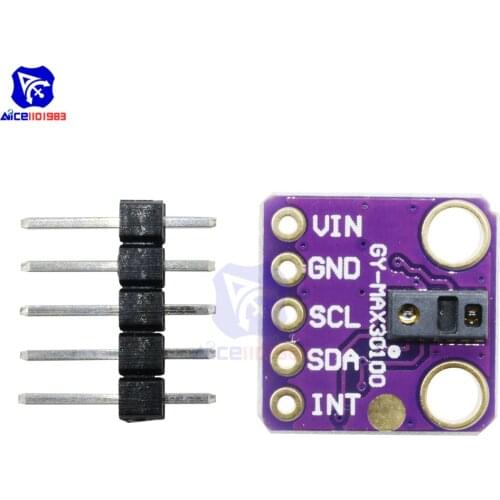 Diymore MAX30102 Heart Rate Sensor Module Breakout Board for Arduino Replace MAX30100