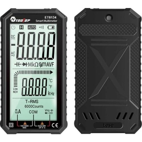 Multimeter ET8134 LCD Display Digital Multimeter AC DC Voltmeter Voltage Current Tester Resistance Meter Multimeter Dropshipping