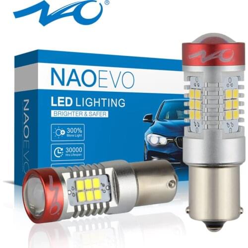 Светодиодные LED лампы W21W (W3x16d) NAO China At AliExpress