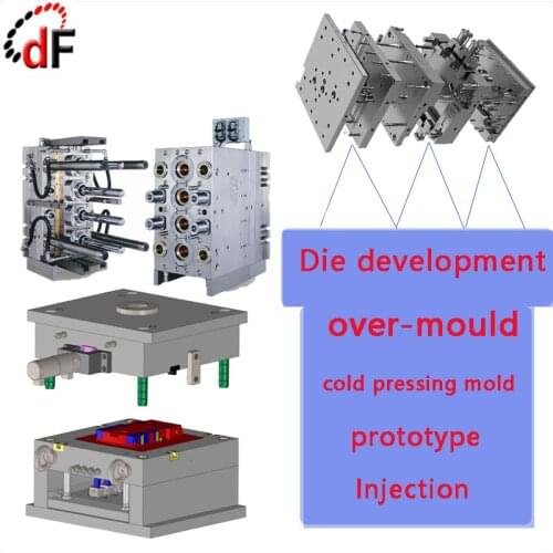 Nylon slider plastic pad injection custom mold development design hand model 3D printing production