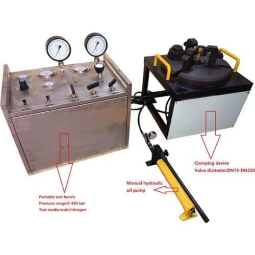 Wellness Model :STV40-DN200-MPC Maximum 40 MPA portable pneumatic safety valve test bench for relief valve