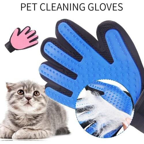 Pet Grooming Glove Grooming Glove Cat Gloves Pets Cat and Dog Hair Brush Grooming for Cats Long Hair Pet Products Pet Glove