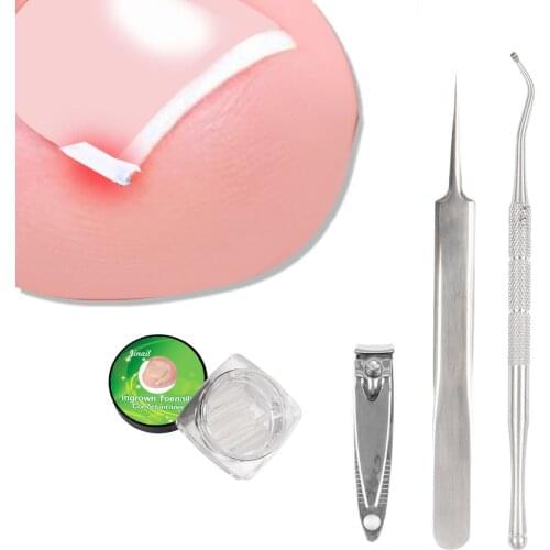 Heel File Ingrown Toe Nail Correction Pad Nail Clipper Ingrown Toenail Lifter Tweezers Pedicure Tools Pedicure Tool