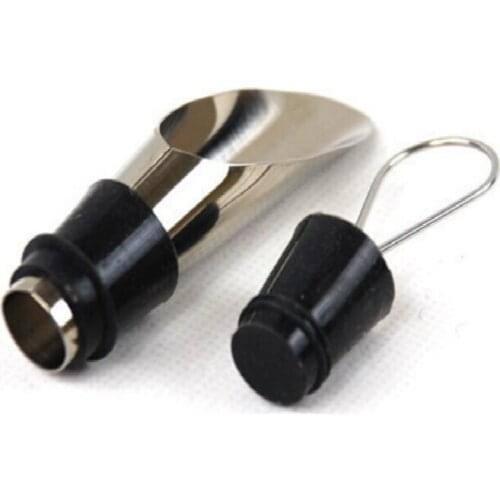 2 In 1 Wine Stopper Red Wine Pouring Stainless Steel Liquor Pourer Free Flow Wine Bottle With Stopper Set