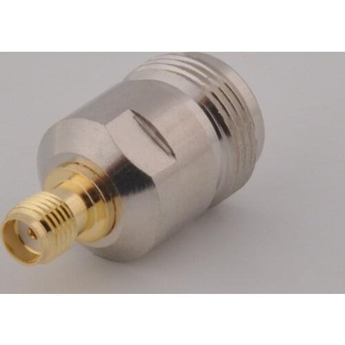 RF electrical N Jack to SMA Jack straight adapter Female and Female adapter Goldplated